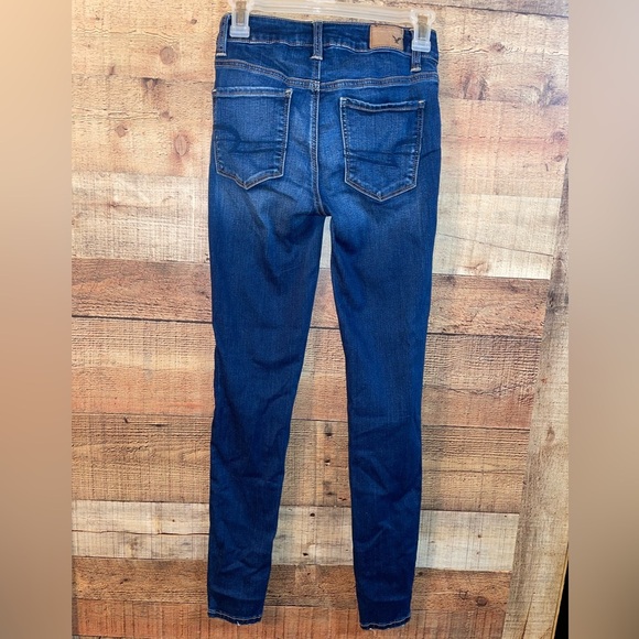 🔥 SOLD🔥American Eagle High Rise Skinny Jeggings Jeans - Picture 6 of 8